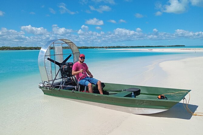 Airboat Adventure - Visiting the Pristine Isla Blanca Beach