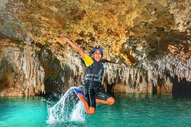 Discover the magnificent Secret River of the Riviera Maya. Transport included - Swimming and Snorkeling in the Underground River