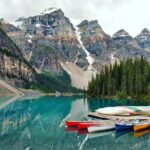 Emerald Lake,Takakkaw Falls, Moraine and Lake Louise Private Tour - The Vibrant Blue of Moraine Lake and Its Towering Surroundings