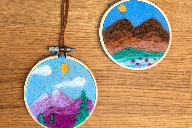 Felted Landscape Ornament Art Kit in Estes Park - Meeting Point and Location Details in Estes Park