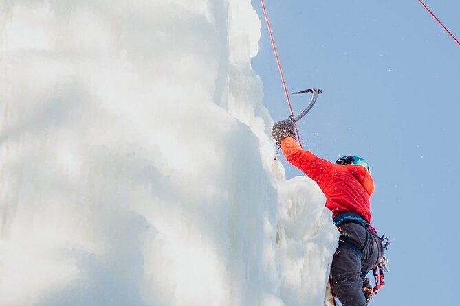 Ice Tower Adventure Tour in Whitehorse, Yukon - The Scenic Location: Mt Sima in winter