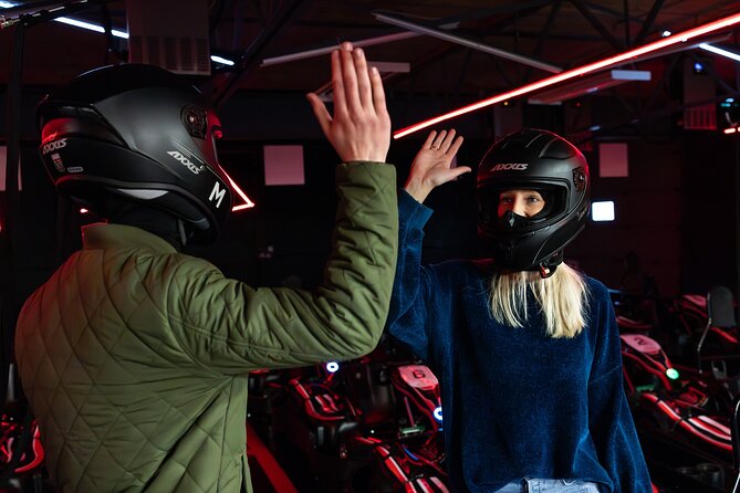 Indoor Go Kart Racing in Kelowna - The Drop-In Race Experience: Two Races for Double the Fun