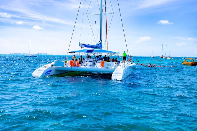 Isla Mujeres Tour on Catamaran with Snorkel, Open Bar, Buffet & Beach club - Snorkeling at El Meco Nature Reserve