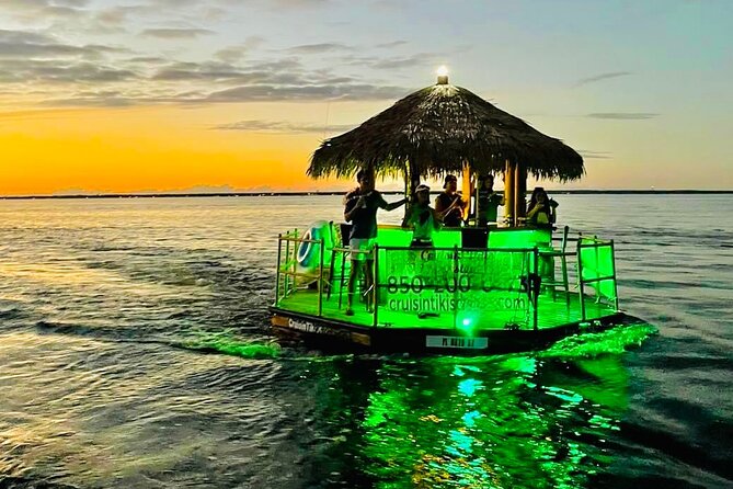 Original CRUISIN' TIKIS Lit on the Lagoon- A Glow Tiki Bar Cruise - Whats Included and What Guests Bring