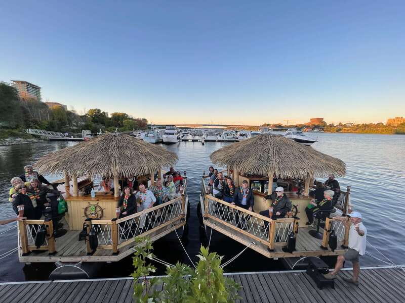 Ottawa: Floating Tiki Bar Cruise on the Ottawa River - Starting Point at the Palapa Docks Prime Location