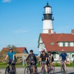 Portland Bicycle Tour with 5 Lighthouse Stops and XL Lobster Roll - Up-Close Look at Spring Point Ledge Lighthouse