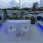 Private Catamaran for Weddings Bachelor Parties and Bridal Showers - Starting Point at Isla Paraíso in Cancun