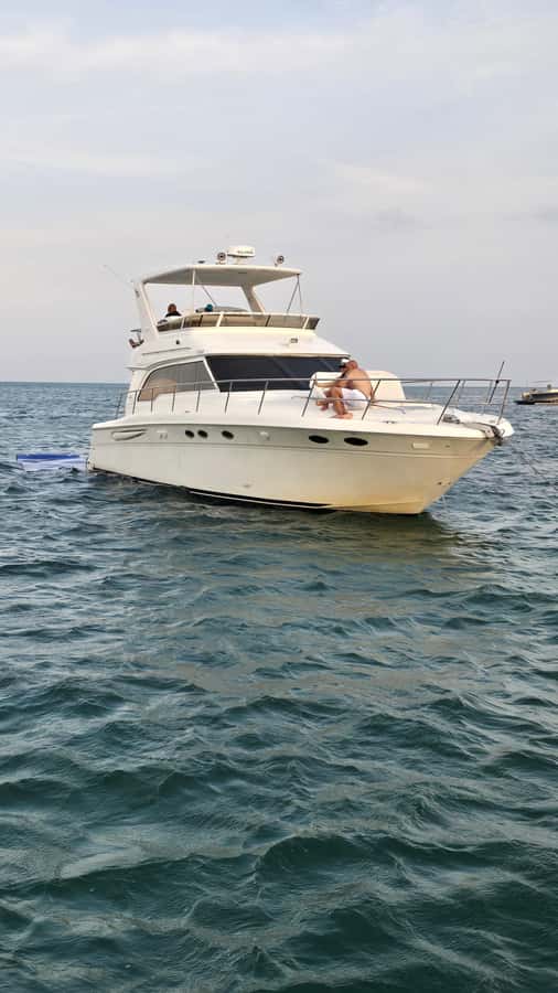 Private Yacht cruise, Biscayne Bay, Miami Beach. 52Ft - Exclusive Access to Celebrity Mansions and Recognized Islands