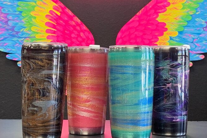 Resin Tumbler or Water Bottle Experience - What the Instructor-Led Resin Tumbler and Water Bottle Session Entails