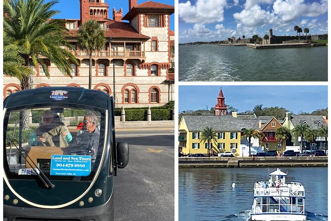 St Augustine Boat and Golf Cart Tour - The Water Portion: Scenic and Informative