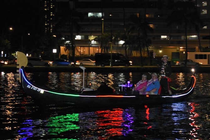 Starlight Waikiki Gondola Cruise (non shared) evening/moonlight - The Private Gondola Ride in Waikiki: An Intimate Experience