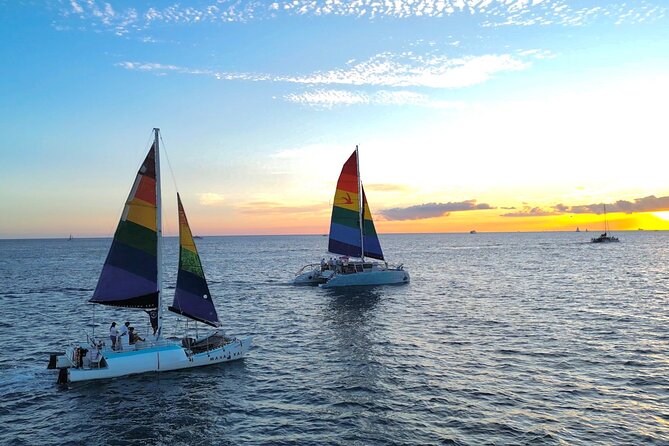 Sunset sail Aboard Manakai Catamaran - The Experience of Watching Waikiki Sunset from the Water