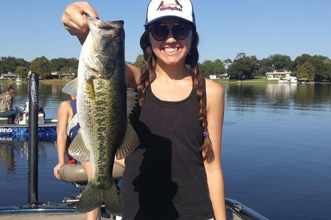 Tampa Bass Fishing Guide on Lake Tarpon - The Experience with Expert Guides Like Captain Bill and Captain Jean