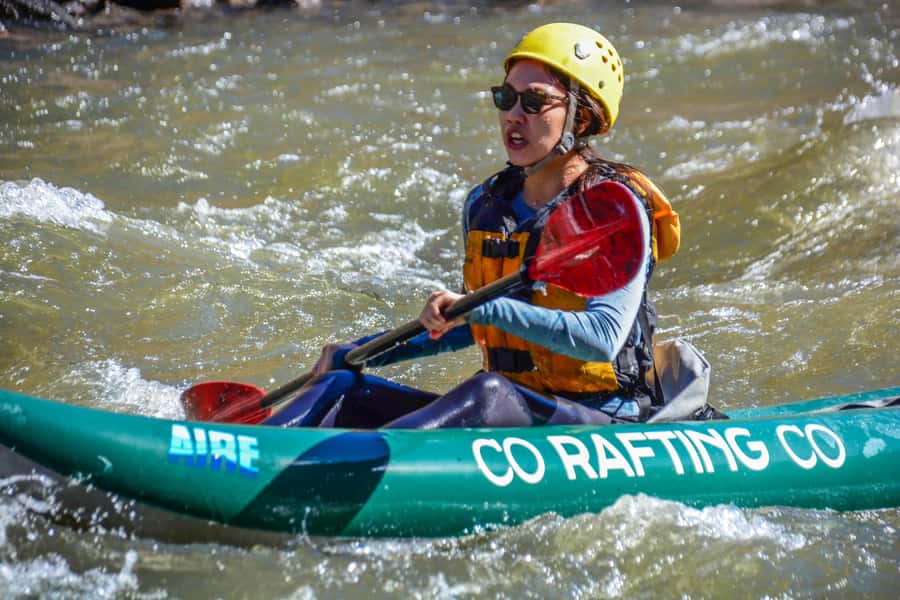 Vail CO: Kayak the Gorgeous Colorado River - guided 1/2 day - Starting Point at Rancho del Rio and Check-in Process