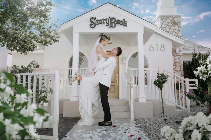 Vegas - Wedding or Vow Renewal at Storybook Wedding Chapel - The Charm of the Century-Old Chapel and Its Elegant Setting
