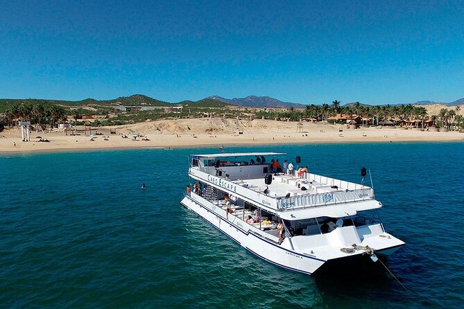 Whale Watching on 2 Level Big Boat with Breakfast and Drinks INCLUDED - Spectacular Views of Cabo’s Landmarks from the Water