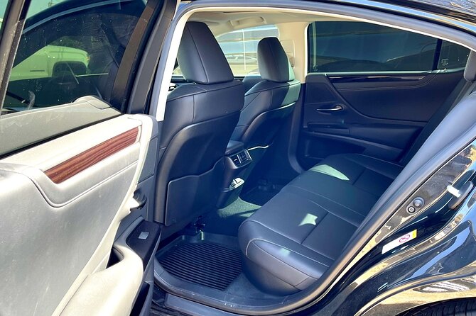 Winery and Vineyard Transportation in Private Black Sedan - The Luxury of Private Transportation in a Full-Size Black Sedan