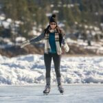 Winter Escape Ice Skating Red Rocks and Golden CO - Ice Skating at Evergreen Lake in the Rockies