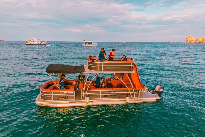 Yacht With Slide in Cabo San Lucas | 45 FT Pantoon - How the Private 45ft Pontoon with Slide Stands Out